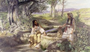 キリストとサマリアの女、1890